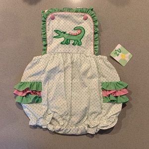NWT ZU Petit Ami Alligator Romper.